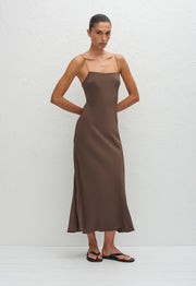 Square Slip Dress - Truffle - Matteau